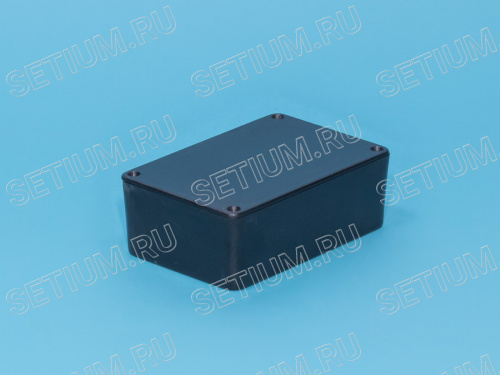 Корпус пластмассовый 76х50х27мм, черный BOX-1 фото 2