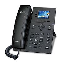 IP телефон Planet, 4 SIP линии, HD аудио, 2.4' цветной LCD 320 x 240, 2 порта 10/100мбс, питание 802.3at/af POE VIP-1140PT