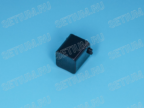 Колпачок квадратный для мини кнопки, черный PSM1-K-1-B фото 3
