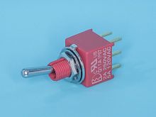 Тумблер мини 6 конт. DPDT (on-on) IP67 (B068ET) PST-132A