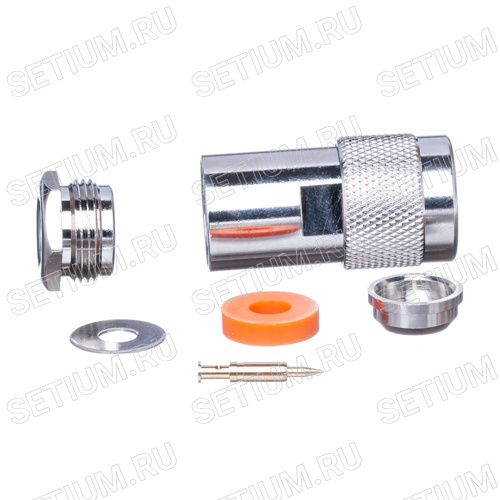 Разъем N вилка на кабель RG-58, пайка фото 8 Разъем N вилка на кабель RG-58, пайка N-S58P фото 8