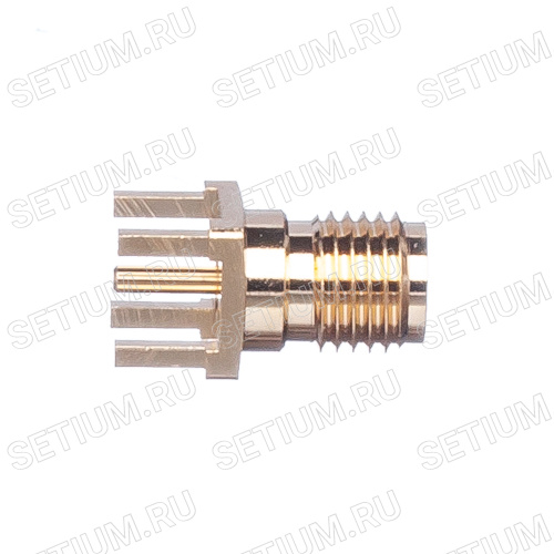 Разъем SMA гнездо на плату фото 5 Разъем SMA гнездо на плату SMA-J фото 5