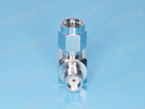 SMA T-коннектор, гнездо- вилка- гнездо SMA-T фото 4