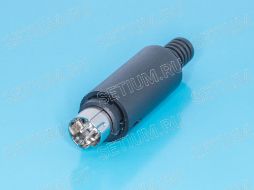 Вилка mini DIN 8 контактов на кабель MDN-8M