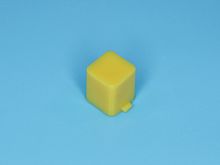 Колпачок квадратный для мини кнопки, желтый PSM1-K-1-Y