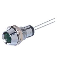 Светодиод в корпусе, зеленый, 12В, 12.0mcd LA07W/8UG/HV12