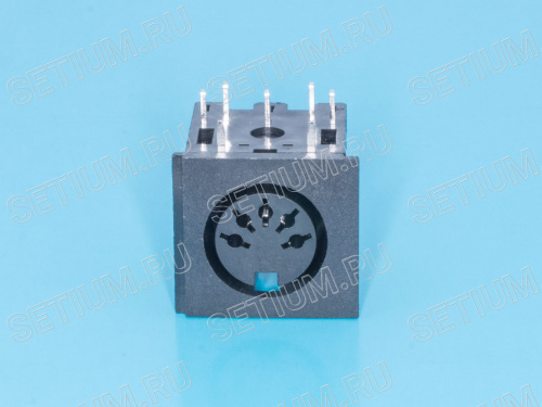Гнездо DIN 5 контатков на плату, 45 градусов фото 4 Гнездо DIN 5 контатков на плату, 45 градусов DNR-5F1R фото 4
