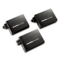 Неуправляемый медиаконвертер Planet  1 порт  RJ-45 100 Мб/с, SC, SM, WDM, Tx 1550 нм Rx 1310 нм, 20 км FT-806B20