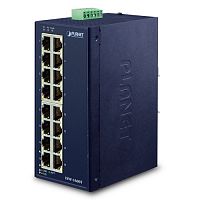 Промышленный неуправляемый коммутатор Planet 16 портов 10/100 Мб/с ISW-1600T