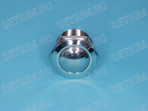 Кнопка круглая 220В 2А, крепление гайка фото 4 Кнопка круглая 220В 2А, крепление гайка PSW-14 фото 4