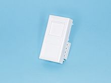 Розетка RJ-45, кат. 5е, тип MOSAIC 45, размер 45х22,5 мм LEG-5W