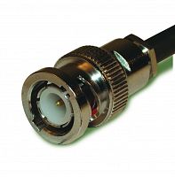 Разъем BNC Amphenol, вилка на кабель RG-58, пайка 112348