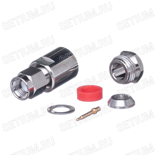 Разъем SMA вилка на кабель RG-58, пайка фото 7 Разъем SMA вилка на кабель RG-58, пайка SMA-S58P фото 7