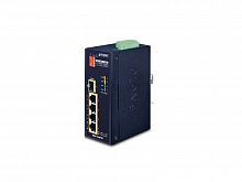 Промышленный неуправляемый коммутатор Planet 4 порта 10/100Мб/с 802.3at РоЕ , 1 слот SFP 100Мб/с