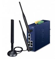 Промышленный беспроводной WiFi LoRaWAN шлюз Planet, 5 портов 10/100/1000 Мб/с LCG-300W-EU