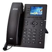 IP телефон Planet, 6 SIP линии, HD аудио, 2.8' цветной LCD 320 x 240, 2 порта 10/100/1000мбс, питание 802.3at/af POE VIP-1260PT