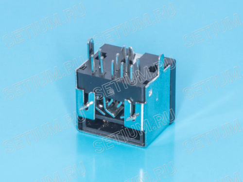 Гнездо mini DIN 9 контактов на плату фото 4 Гнездо mini DIN 9 контактов на плату MDN-9FR фото 4