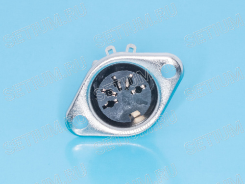 Гнездо DIN 5 контктов на блок, 45 градусов DN-5FB1 фото 4