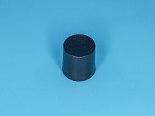 Колпачок круглый для мини кнопки, черный, тип 2 PSM1-K-4-B